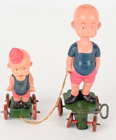 JAPAN CELLULOID WINDUP HENRY & BROTHER