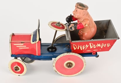 MARX TIN WINDUP BLUTO DIPPY DUMPER
