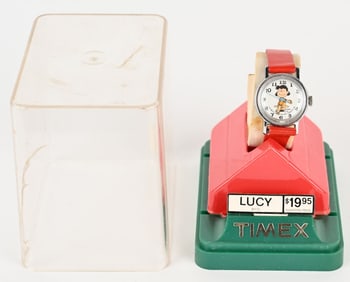 TIMEX SNOOPY'S LUCY WATCH w/ BOX