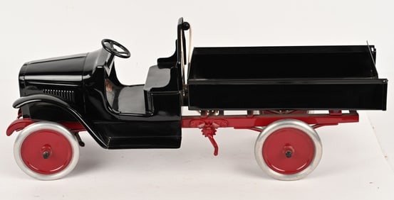 BUDDY L PRESSED STEEL A FRAME DUMP TRUCK