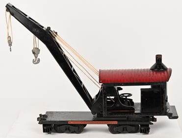 BUDDY L OUTDOOR RAILROAD WRECKING CRANE