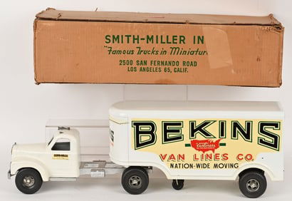 SMITH MILLER MACK BEKINS VAN LINES TRUCK w/ BOX
