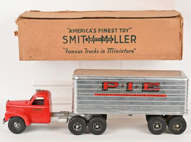 SMITH MILLER PIE SEMI TRUCK & TRAILER w/ BOX