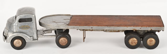 SMITTY TOYS FLAT BED SEMI TRUCK
