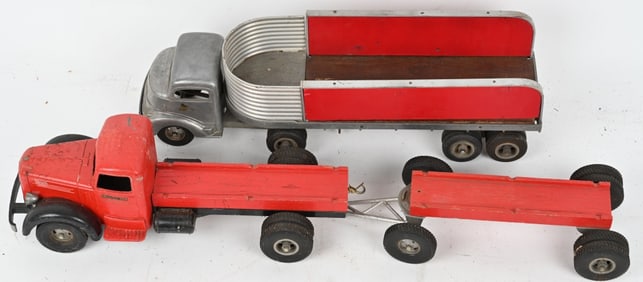 SMITH MILLER LUMBER & MATERIAL SEMI TRUCKS