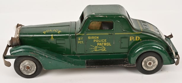 MARX WINDUP SIREN POLICE PATROL