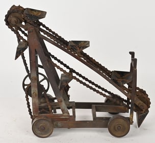SALESMAN SAMPLE PATENT MODEL BUCKET LOADER