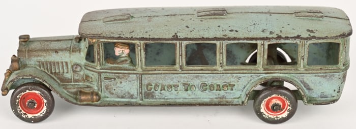 HUBLEY CAST IRON COAST TO COAST BUS