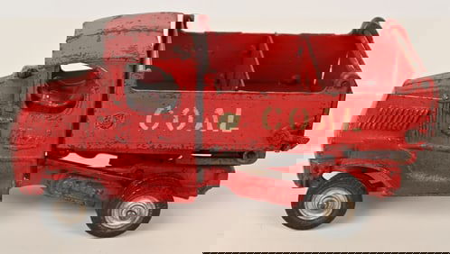 ARCADE CAST IRON MACK HIGH LIFT COAL TRUCK