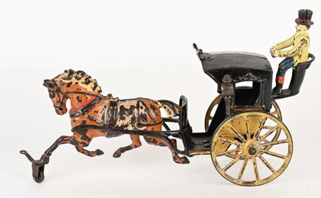 PRATT & LETCHWORTH CAST IRON HANSOM CAB