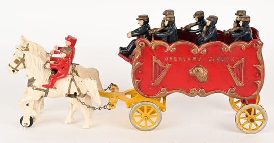 KENTON CAST IRON OVERLAND CIRCUS BAND WAGON