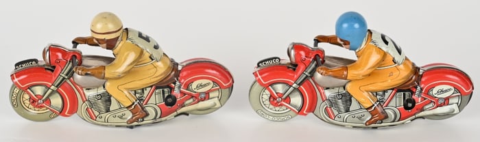2- SCHUCO TIN WINDUP 1006 MOTORCYCLES