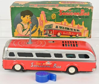 JAPAN BATTERY OP SONICON BUS w/ BOX
