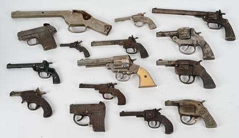 15- CAST IRON CAP GUNS