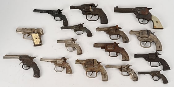 15- CAST IRON CAP GUNS