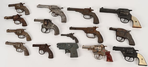 15- CAST IRON CAP GUNS