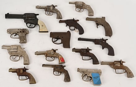 15- CAST IRON CAP GUNS