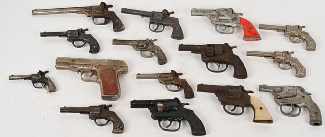 15- CAST IRON CAP GUNS