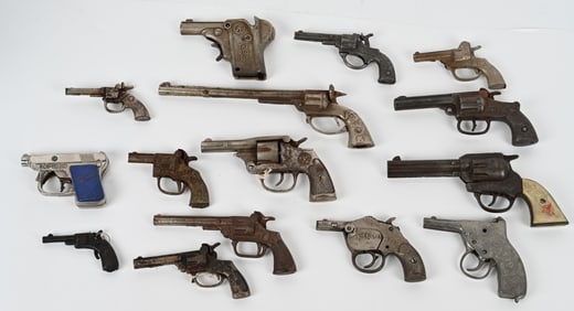 15- CAST IRON CAP GUNS
