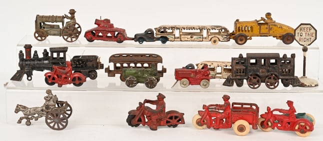 LOT OF CAST IRON TOYS