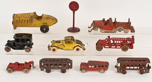 LOT OF CAST IRON TOYS