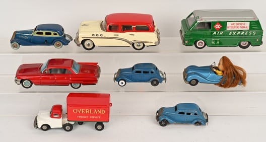 LOT OF JAPANESE TIN TOY VEHICLES