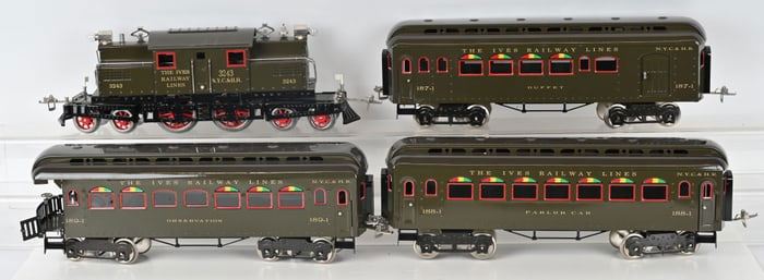 IVES STD GA 3243 ENGINE & PASSENGER CARS
