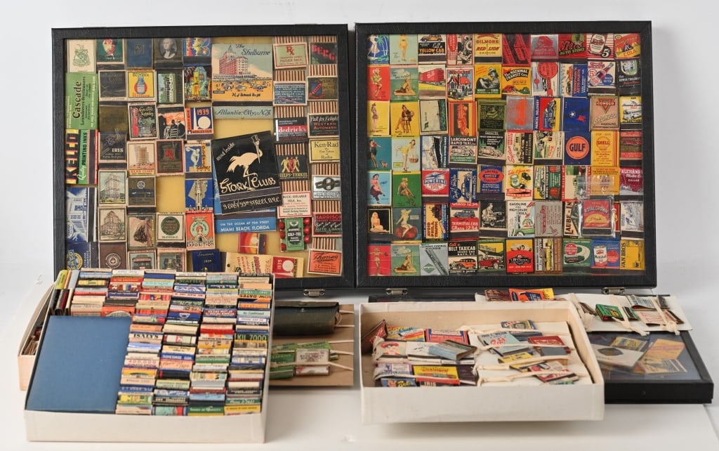 HUGE COLLECTION OF MATCHBOOKS: Some rare and unusual Matchbooks. A great collection.