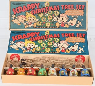 NOMA SCRAPPY CHRISTMAS TREE LIGHTS w/ BOX
