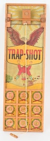EARLY PAPER ON WOOD TRAP-SHOT GAME