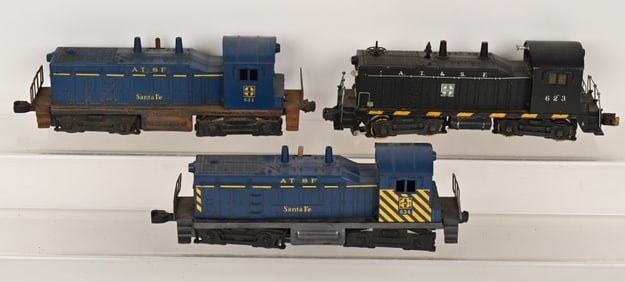 LIONEL #623 & 2-#634 FE DIESLE SWITCHERS