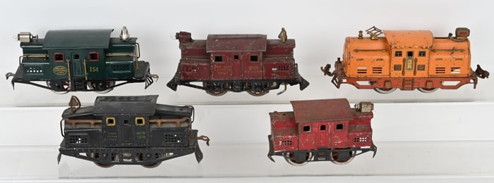 5- PRE-WAR O GA TRAIN ENGINES