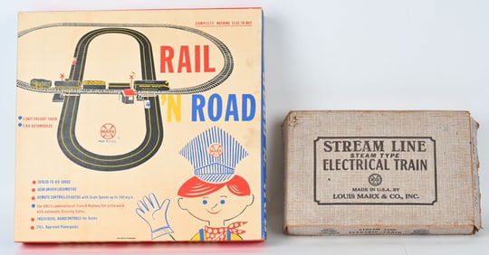 2- MARX TRAIN SETS w/ BOXES