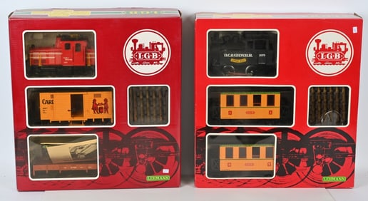 2- LGB LEHMANN TRAIN SETS, 20701DC & 20512