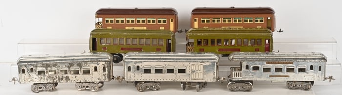 LIONEL PREWAR STD GA PULLMAN CARS