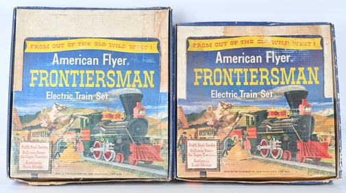 2- AMERICAN FLYER 20550 FRONTIERSMAN TRAIN SETS