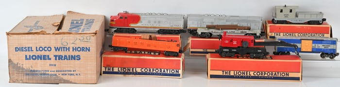 LIONEL 2281W SANTA FE FREIGHT SET w/ BOX