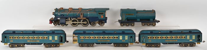 LIONEL BLUE COMET TRAIN SET