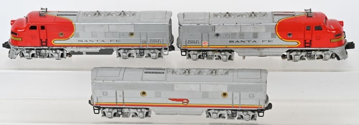 LIONEL 2343 F3 ABA SANTA UNITS
