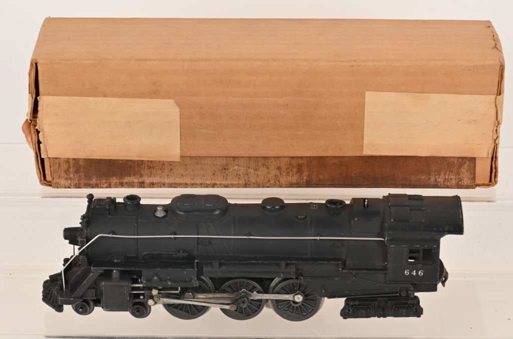 LIONEL 646 HUDSON STEAM LOCOMOTIVE w/ BOX: All original like new in Box