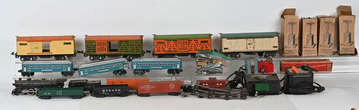 HUGE LOT OF RAILROAD CAR, ACCESSORIES, & MORE
