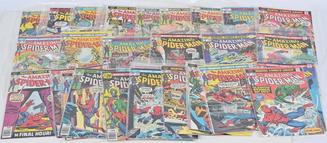 64-THE AMAZING SPIDERMAN COMIC BOOKS