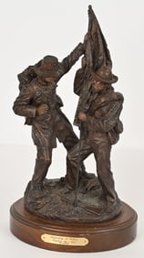 RON TUNISON STATUE ?DEFENDING THE COLORS?