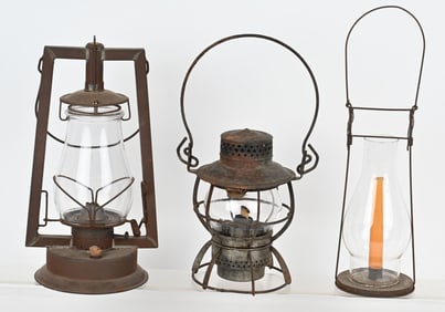 3- ANTIQUE LANTERNS