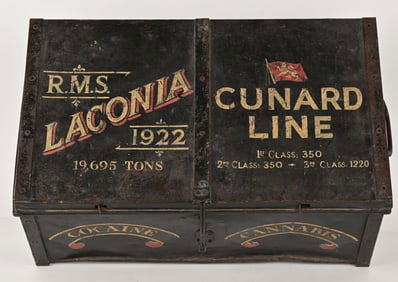 LACONIA CUNARD LINE SHIP MEDICAL BOX
