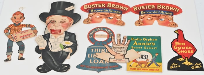 VINTAGE EPHEMERA LOT COMIC CHARACTERS & MORE