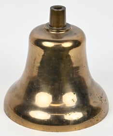 LARGE BRASS TRAIN LOCOMOTIVE BELL