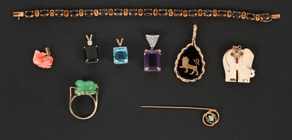 LOT OF GOLD 14KT JEWERLY
