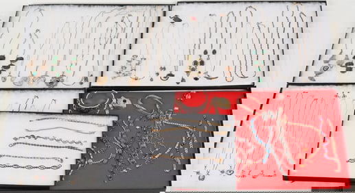 LOT OF STERLING SILVER  JEWELRY