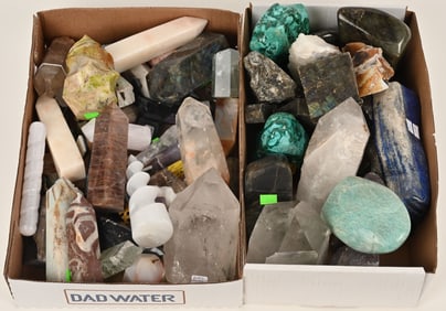 LARGE LOT OF CRYSTALS